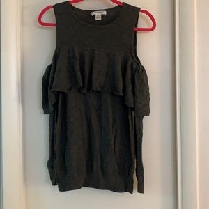 Maternity sweater open shoulders